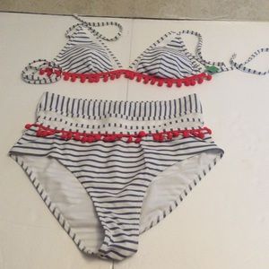 Coco ship women’s two piece swimsuit stripped mm